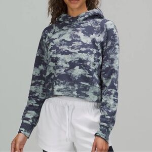 Lululemon Loungeful Cropped Hoodie/Jacket-NWT-Heritage Camo Wash - Sz 2